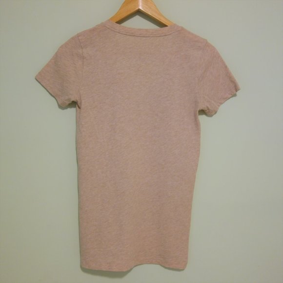 J. Crew Vintage Cotton Beige T-Shirt - Picture 6 of 8